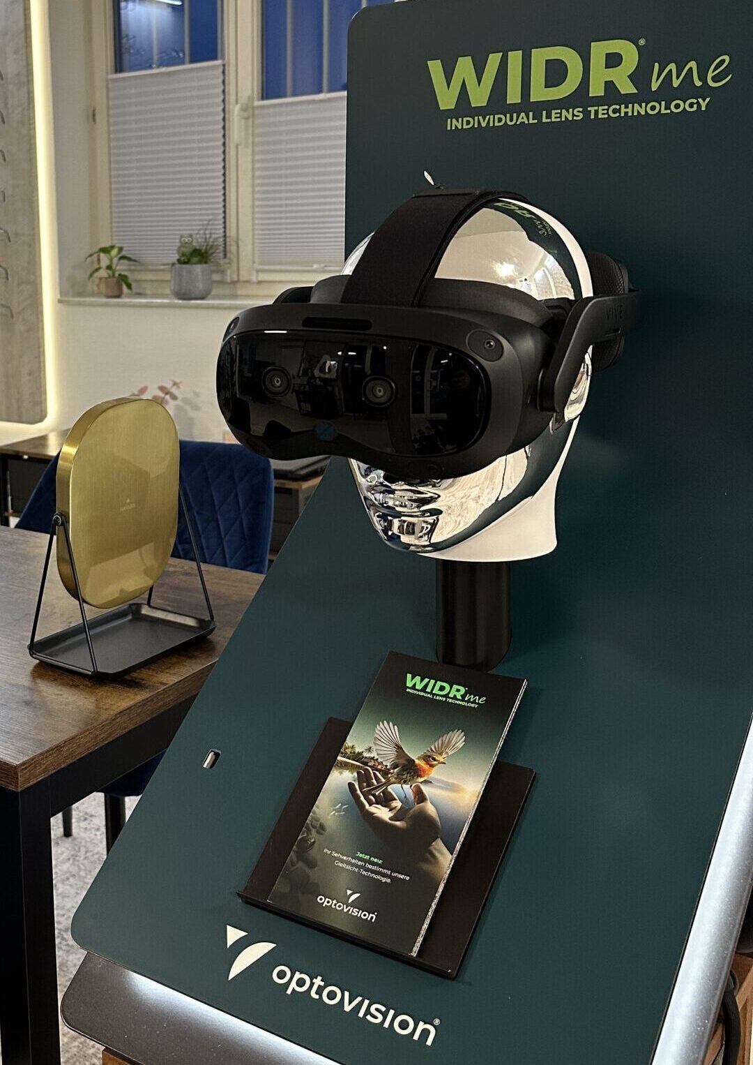 VR-Brille mit Eye-Tracking zur Analyse des Sehverhaltens